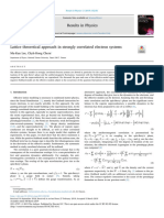 Lattice Theoretical Approach in Strongly Correlated Electron Systems PDF