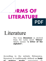 Forms of Literature