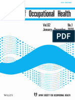 Journal of Occupational Health - 2021 - Issue Information