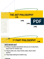 Ant Philosophy