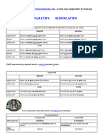 Comparatifs - Superlatifs