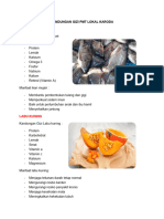 Kandungan Gizi PMT Lokal Karoda