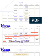 Hazen HS Cheer - 2023 Summer Calendar UPDATED