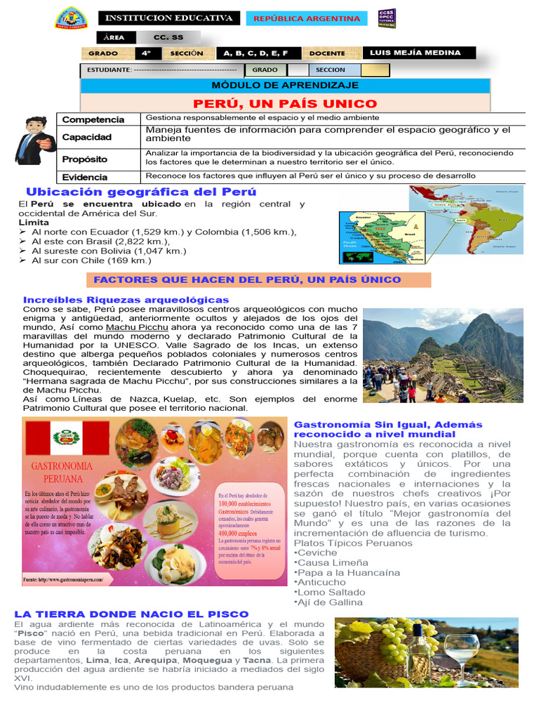 Climas y características del Perú | PDF | Andes | Perú