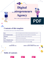 Digital Entrepreneurs Agency by Slidesgo