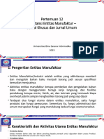 Pertemuan 12 Akuntansi Entitas Manufaktur - Jurnal Khusus Dan Jurnal Umum