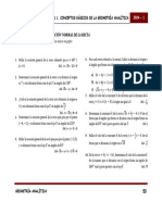 Lista de Ejercicios 1.18. Ecuación Normal de La Recta