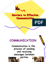 Communication Barriers