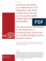 La Técnica de Espray Con Estiramiento en El Tratamiento Del Dolor Miofascial Producido Por Los Puntos Gatillo Miofasciales: Revisión Bibliográfica