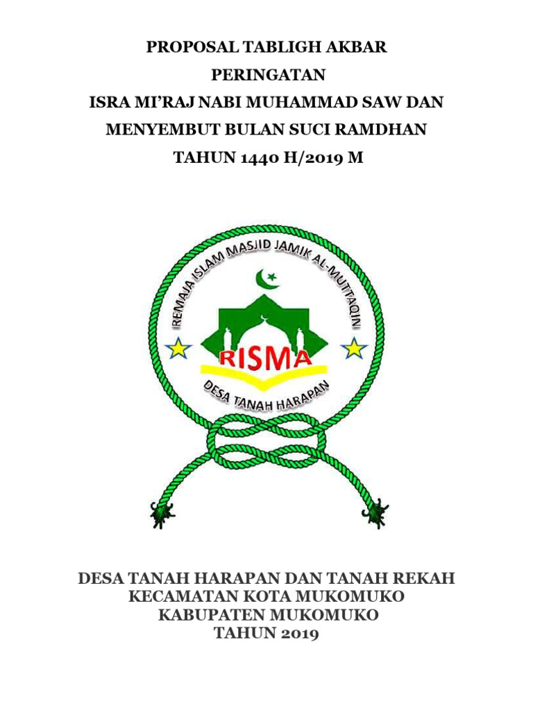 Proposal Tabligh Akbar | PDF