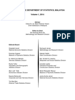 Journal of The Department of Statistics, Malaysia Volume 1, 2014