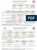 2023.06.20 GLABORALES Horario Clases 2023-2024 Aprobado en Junta El 20 de Junio de 2023