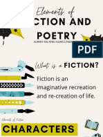 Elements of Fictions and Poetry