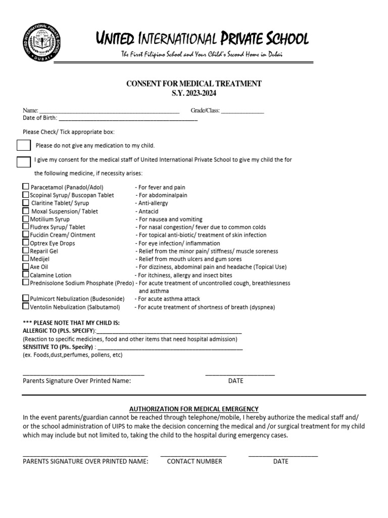 Health forms download free pdf allergy physical examination