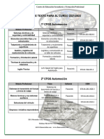 Libros CFGS Automocion 2021 2022 Efa Moratalaz