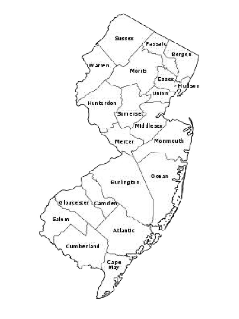 Nueva Jersey Estado Los Estados Unidos América Open Street Map — Foto de  stock #651262306 © Yarr65, image size:768x1024