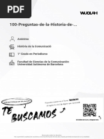 100 Preguntas de La Historia de La Comunicacion