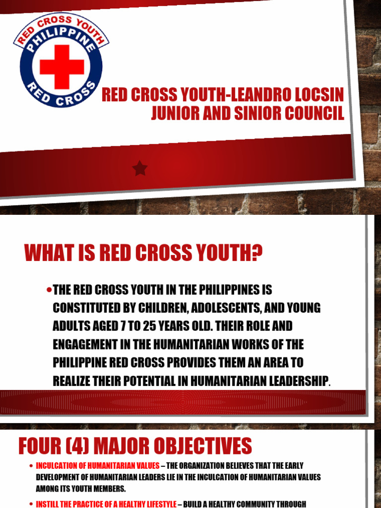 Philippine Red Cross Youth Overview | PDF | Government
