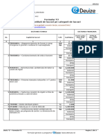 Canale de Irigatii Canal Distributie F3 Lista Cantitati