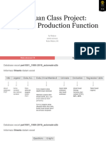 Panduan Class Project - Empirical Production Function