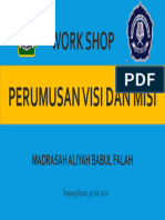 Perumusan Visi Dan Misi