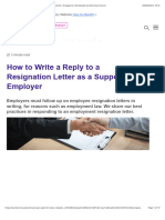 How To Write A Reply To A Resignation Letter - Sample Letter - Singapore - Workipedia by MyCareersFuture