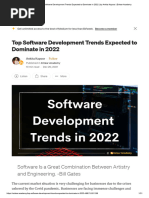 Top Software Development Trends Expected To Dominate in 2022 - by Ankita Kapoor - Enlear Academy