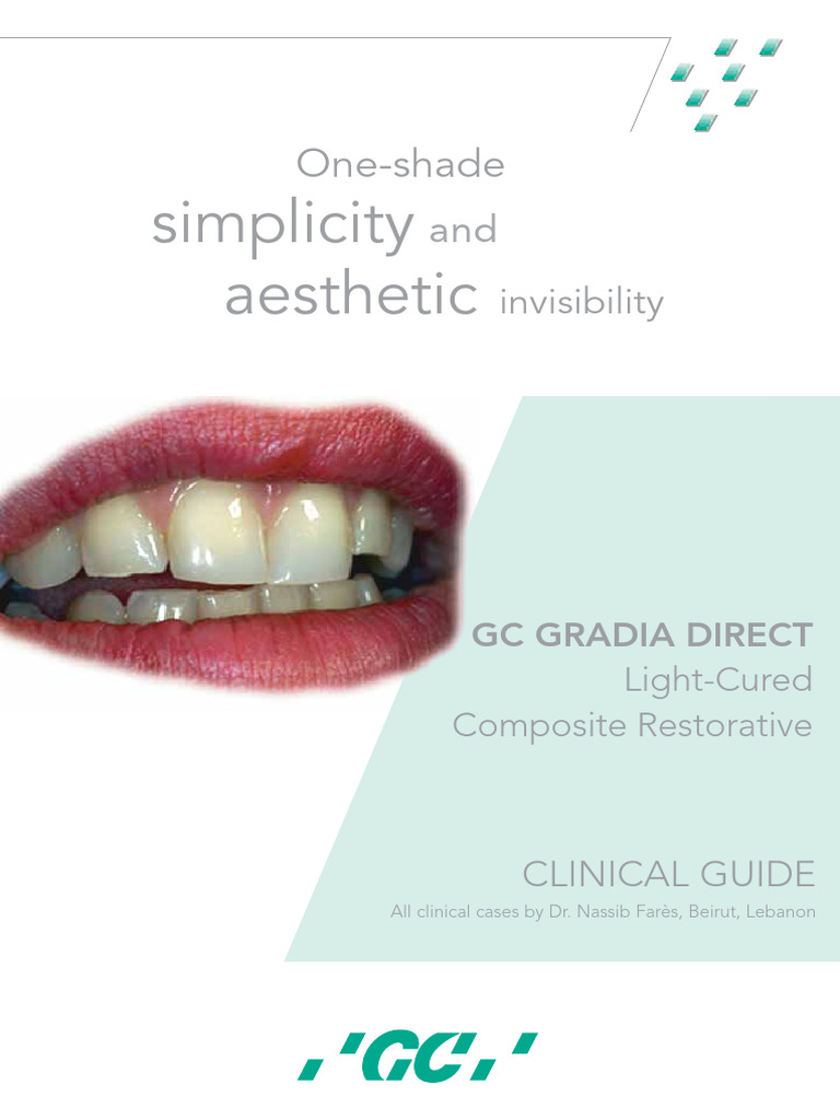 Gradia Direct Clinical Guide en | PDF | Optics | Dentistry