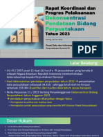 Paparan Monitoring Progres Dekon Pendataan Perpus Juni 2023