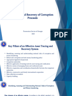 Tracing and Recovery of Corruption Proceeds