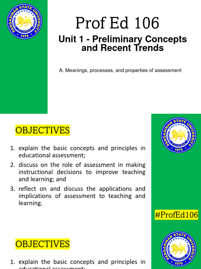 Educational Assessment Principles | PDF | Educational Assessment | Learning