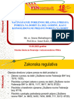 MR - Sc. Irnesa Hašimbegović I Prof - Dr.sc. Ismet Kalić - SAČINJAVANJE POREZNOG BILANSA I PRIJAVA POREZA NA DOBIT ZA 2022. GODINU