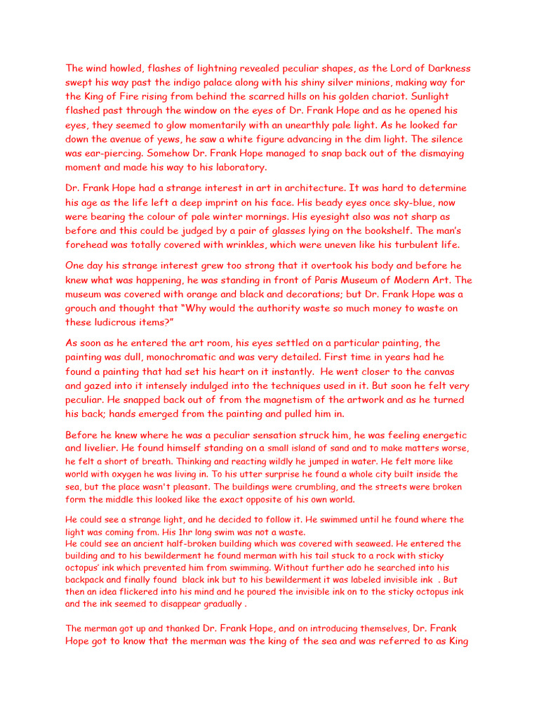 Fantasy Story | PDF