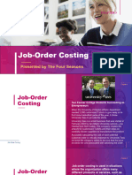 Job Order Costing The Four Seasons Final