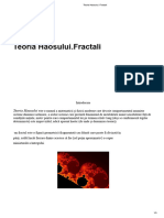 Teoria Haosului. Fractali