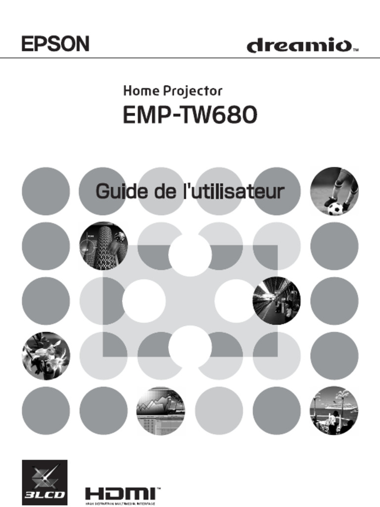 EPSON EMP TW680 - User Guide | PDF | Vidéo | Objectif photographique