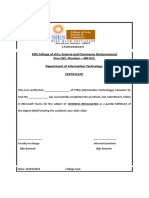 Certificate Format Practicals