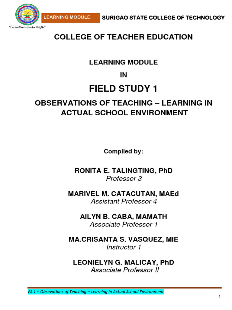 Teaching Observations in School Settings | PDF | Educational Technology ...