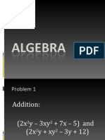 Algebra Problems