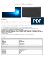 55inch Digital Smart Board Specs