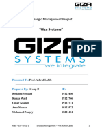 Strategic Management - Group D - Giza Systems