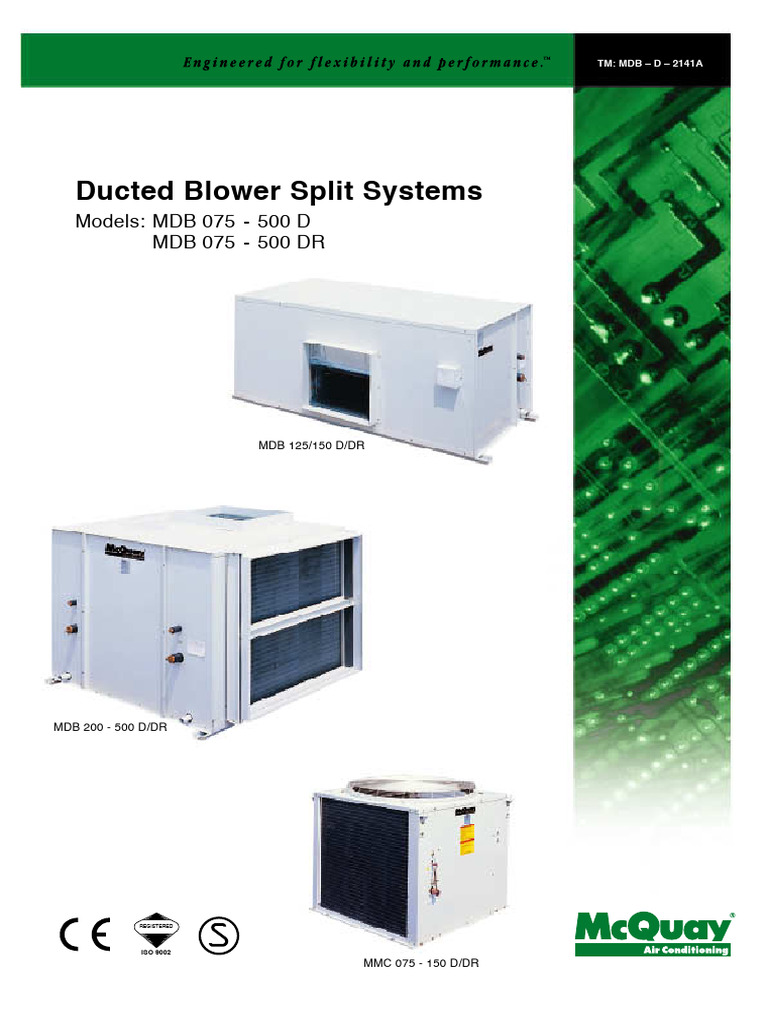 MDB Ducted Blower System Overview | PDF | Pipe (Fluid Conveyance ...