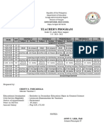 Class Program Sheet2