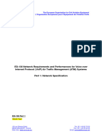 ED-138 Network Requirements and Performances For Voice Over Internet Protocol (VoIP) Air Traffic Management (ATM) Systems