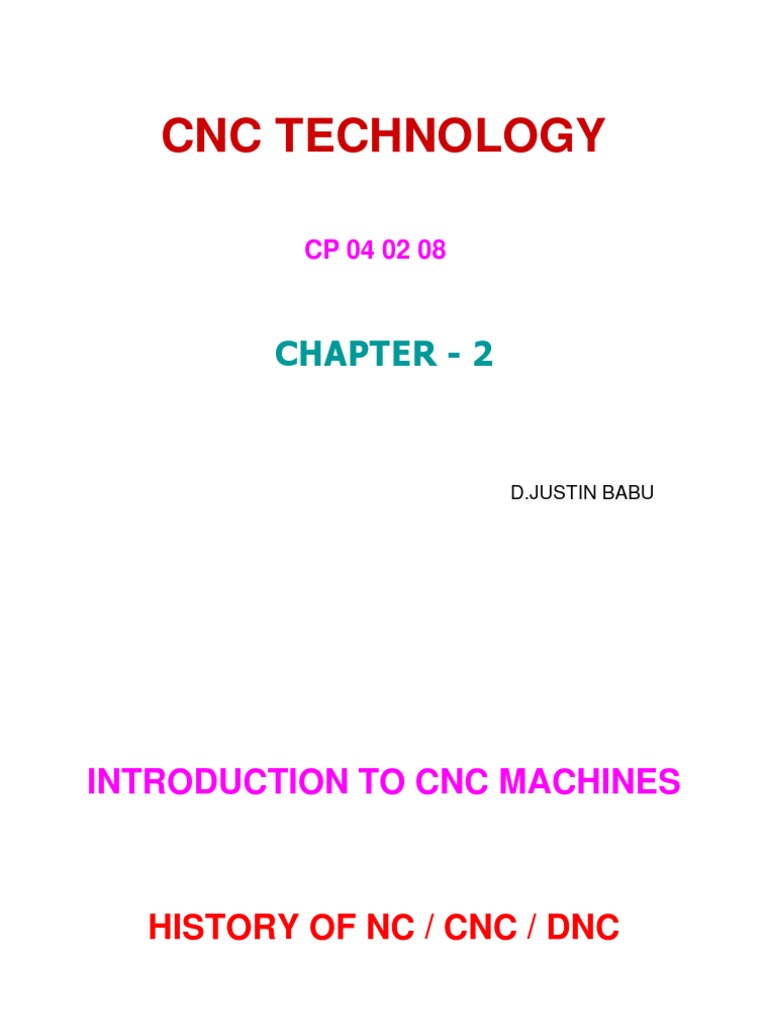 CNC Technolog | PDF | Numerical Control | Servomechanism
