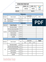 Vibration Monitoring System Checksheet