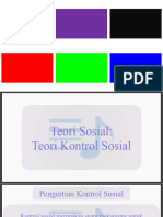 Teori Sosial Teori Kontrol Sosial