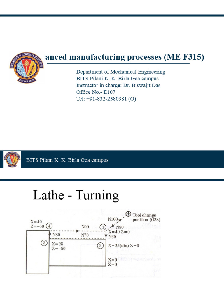 Lecture 4 - CNC Programming | PDF