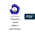 Modul 7-Database SQLite