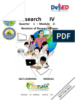 G10SLM Research Q1 Module 2 Week 2 6 Revising The Research Paper